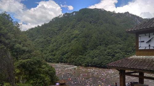 白水洋视频,中国最宽天然滑道的水上奇观